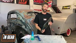 How to Install Rear Glass in a 40 Ford [upl. by Caz]