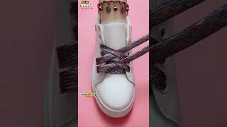 Quick tie shoelaces new crisscross design Sneaker lacing tips shorts shoeslacestyles viral [upl. by Pomfret951]