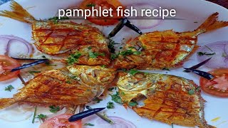 pamphlet fish recipefish fry recipeEasy pamphlet fish fry 🐟🐟 [upl. by Ilrebma]