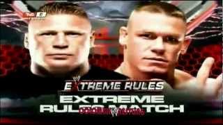 WWE Extreme Rules 2012  John Cena vs Brock Lesnar Promo Español CW [upl. by Corri157]