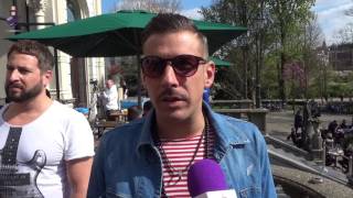 Interview Francesco Gabbani Italy 2017 at Eurovision in Concert [upl. by Phelgon]