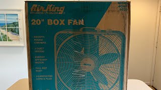 Air King Box Fan  Unboxing amp Checkout [upl. by Artus470]