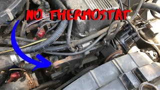 D21 Hardbody Install Thermostat [upl. by Acirederf]