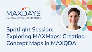 MAXDAYS 2024 Spotlight Session Exploring MAXMaps Creating Concept Maps [upl. by Arluene]