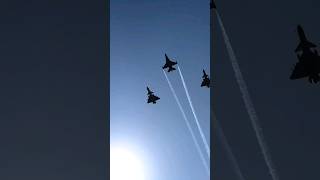 23rd March Airshow rehearsal Videos 23march j10c f16 f7pg c130 mirage [upl. by Adnovad]