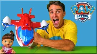 Paw Patrol Air Patroller Saves Baby Alive   Toy Review  Konas2002 [upl. by Koblas421]