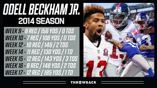 Odell Beckham Jrs DOMINANT 2014 Rookie Season [upl. by Eceinert]