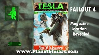 Tesla Science  Blast Off to Adventure  Magazine Location  Mahkra Fishpacking  Fallout 4 [upl. by Ztirf]