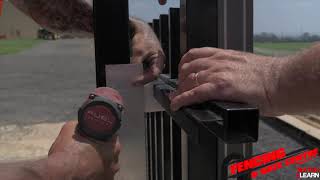 How To Install A Sliding Gate From Scratch The Easy Way [upl. by Inuat]