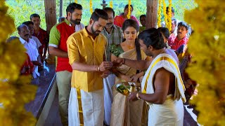 Manjil Virinja Poovu  Ep 29  Entry of Arun to the engagement stage of Anjana  Mazhavil Manorama [upl. by Ysirhc]