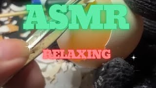 ASMR peel the shiny eggs 4 asmr relaxing [upl. by Nichole]