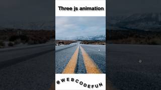 Landing page website animation using threejs frontenddeveloper learning tutorials landingpage [upl. by Eelannej]