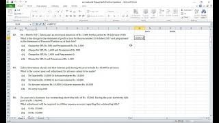 Accruals and prepayments question  1 to 10 [upl. by Onairda835]