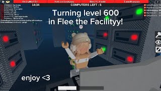 Turning level 600 in Flee the Facility  roblox   with purplexionroblox and Sesinkra [upl. by Alamaj]