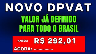 🚨URGENTE DIVULGARAM O VALOR DO NOVO DPVAT 2024 [upl. by Elleda]