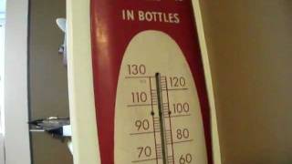 Antique Coke thermometer 1950s [upl. by Dion]