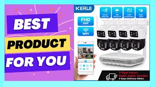 KERUI 6MP Full HD 8CH Wireless NVR Security WIFI IP [upl. by Ayaros]