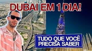 O QUE FAZER EM DUBAI EM 1 DIA Melhores atraçōes e passeios imperdíveis nos Emirados Árabes [upl. by Ottavia966]