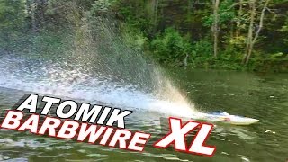 Atomik Barbwire XL  FAST SelfRighting RC Boat  TheRcSaylors [upl. by Annaohj]