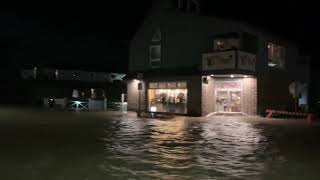 Severe Storm Surge Leaves Lakeside Town Flooded in Canada [upl. by Vinita243]