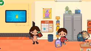 BACK TO SCHOOL SHOPPING🎒🏫  WITH VOICE  Toca Boca Roleplay [upl. by Yblehs]