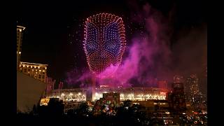 Deadpool and Wolverine Drone Show at San Diego ComicCon 2024 [upl. by Boggers]