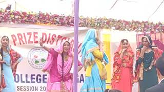 gidha by girls of dramatic club Nalagarh at GDC NALAGARH Himachal Pradesh [upl. by Coveney]