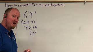 How to convert feet to centimeters [upl. by Kerri]