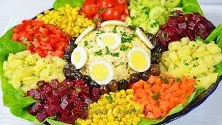 Salata marocana  Salade marocaine CC en FR  JamilaCuisine [upl. by Soirtemed]