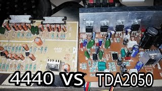 Electronic  4440 ic Vs TDA 2050 hometheater Bord  Output watts and Rms  Amplifier Connection [upl. by Blaise]