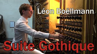 Léon Boëllmann  Suite Gothique  Gert van Hoef  Bovenkerk Kampen [upl. by Acnalb]