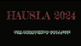 HAUSLA NCC FEST 2024  SRI AUROBINDO COLLEGE  UNIVERSITY OF DELHI [upl. by Burbank]