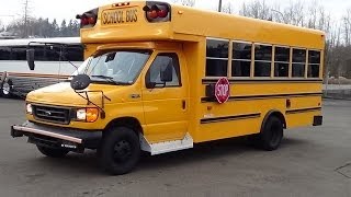 Northwest Bus Sales 2005 Ford E450 Collins TypeA School Bus 20 Passenger B02010 [upl. by Hgielrahc]