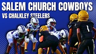 Salem Church Football Highlights vs Chalkley Steelers  Chesterfield Quarterback League [upl. by Angrist447]