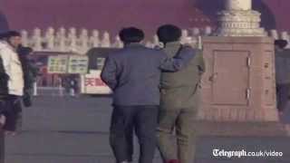 Archive footage 25th anniversary of Tiananmen Square massacre [upl. by Sexton111]