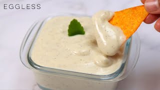 Homemade Mayonnaise EGGLESS  in two minutes [upl. by Kerwin]