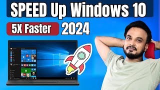 Speed Up 🚀 Windows 10 and Fix Lagging and Slow issues 6 Settings [upl. by Nolyarb613]