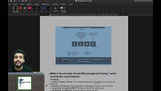 Scientific Management Theory Principle of Management Chapter 3 BBS 1st Year POM [upl. by Brendin]