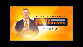 UTEP Football Press Conference  Week 8 [upl. by Pallua]