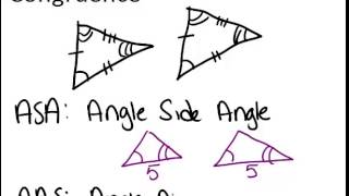 ASA and AAS Triangle Congruence Lesson Geometry Concepts [upl. by Thierry]