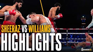 Hamzah Sheeraz vs Liam Williams fight highlights  Ringside angle  Destructive opening round KO 💥 [upl. by Suk]