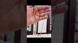 Light Weight Daily Wear Gold short mangalsutra design with weight 2024trending shortvideo new [upl. by Vyse]