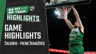 Žalgiris  Pieno žvaigždės  Game Highlights  20240317 [upl. by Zampardi]