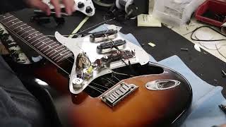 How to Install a Loaded Strat Pickguard [upl. by Leacock246]