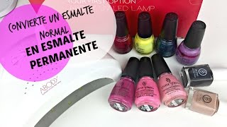 Utiliza tus Esmaltes Tradicionales como Esmaltes de Gel [upl. by Neruat]