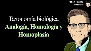 Taxonomía Biológica 𝐚𝐧𝐚𝐥𝐨𝐠í𝐚 𝐡𝐨𝐦𝐨𝐥𝐨𝐠í𝐚 y h𝐨𝐦𝐨𝐩𝐥𝐚𝐬𝐢𝐚 [upl. by Maillil]