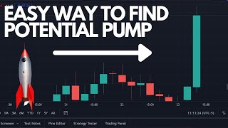 How To Find Potential Pumps Before They Happen  Using Tradingview Screener [upl. by Asylem]