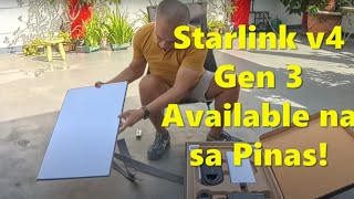 Starlink V4 Gen 3 Kit Unboxing Performance Testing And Gen 2 Comparison In The Philippines [upl. by Gainer]