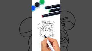 Easy and beautiful drawing art zeichnen drawing ytshorts viralshort [upl. by Ajdan]