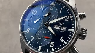 IWC Pilots Watch Chronograph 41mm IW388101 IWC Watch Review [upl. by Adla]